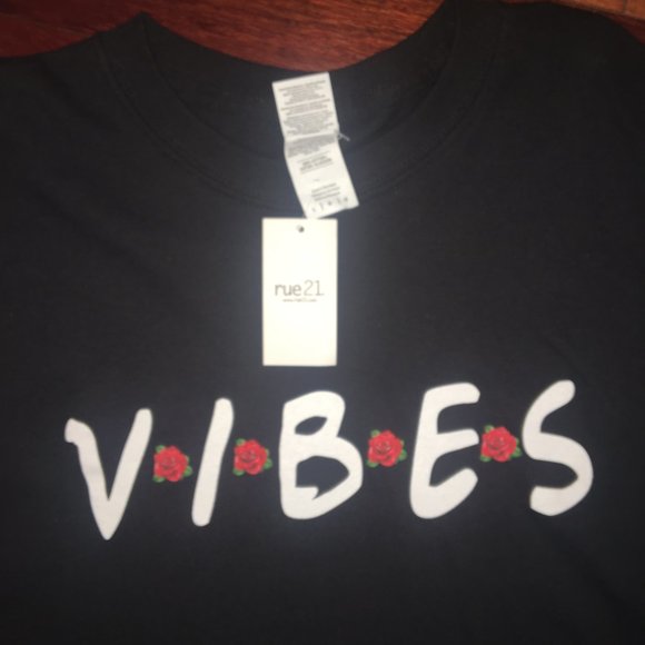 Rue 21 Long Sleeve T-shirt size large new tee vibes - Picture 10 of 10